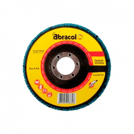 DISCO FLAP ABRACOL 4 1/2 G 120 ZIRCONIO