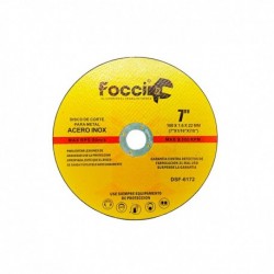 DISCO FOCCI CORTE METAL 7 X1/16X7/8