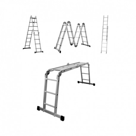 ESCALERA MULTIPOSICIONES 4X3 3.60 METROS