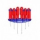 EMTOP DESTORNILLADOR 12PCS CR V IMAN S/E