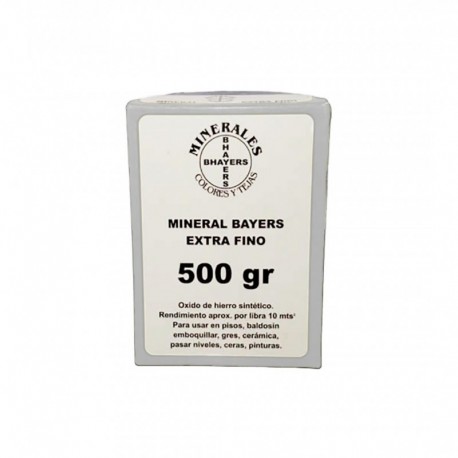 MINERAL CAJA X 500 GR BLANCO DE ZINC