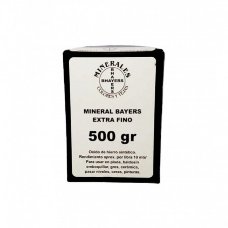 MINERAL CAJA X 500 GR NEGRO