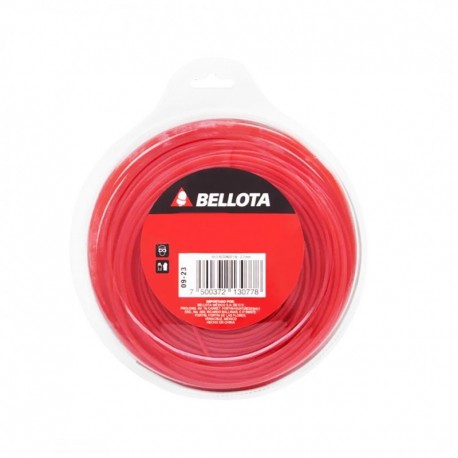 BELLOTA NYLON 30M X 2.7MM REDONDO ROJO