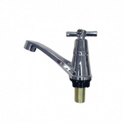 LLAVE LAVAMANOS CRUCETA CROMADA FOCCI DF