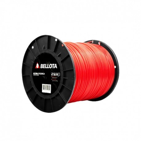BELLOTA NYLON GUADANA 400MTS ROJO CAL2.7