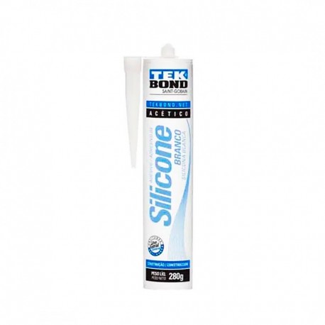 TEKBOND SILICONA BLANCA 280GR ACETICA