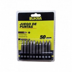 PUNTAS JUEGO X 10PZA SUKRA(U.E 120)