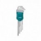 TOTAL LLAVE ALLEN LARGA x 9PCS THT106191