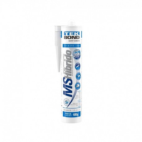TEKBOND ADHESIVO MS HIBRIDO 400GR BLANCO