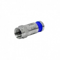 TERMINAL COAXIAL RG 6 TITANIUM X5PCS MOR