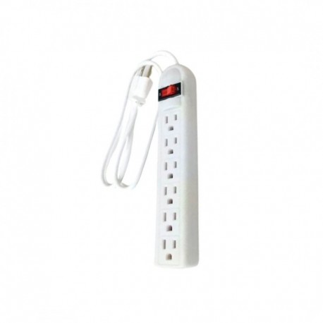 TOMA MULTIPLE 6 SALIDAS 0.85CM TIPO 615