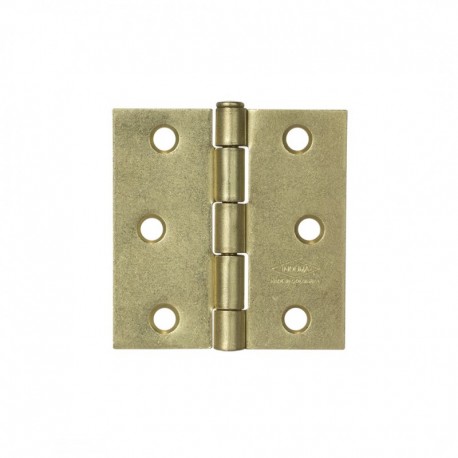 BISAGRA NUDO DORADA 3 x3  CT 24UND INDUM