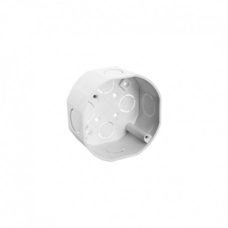 CAJA PLAST OCTAGONAL NEGRA T1202 0048