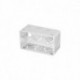 CAJA PLASTICA PVC 2X4 BLANCA(INDUMA/RG)